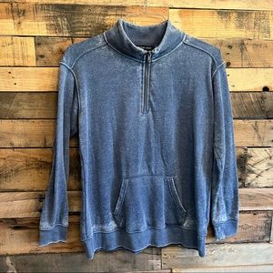 zip neck pullover